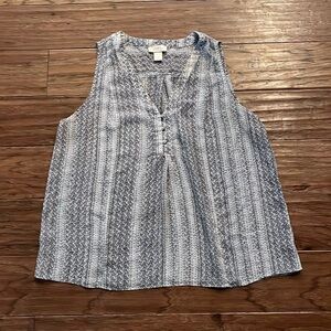 LOFT Petites Size L Sleeveless Shirt